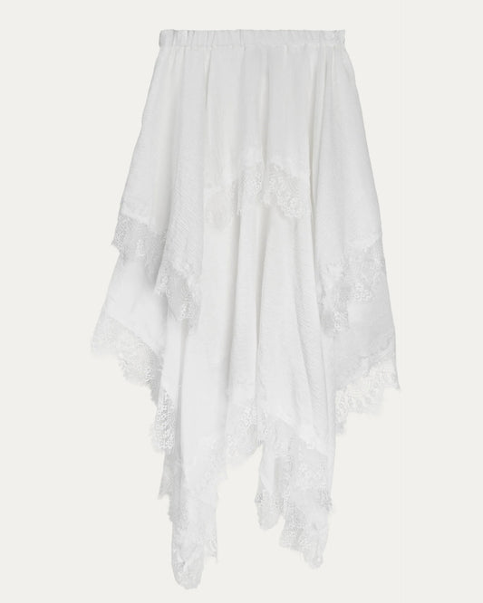 PCES - Zero Waste Lace Skirt - White